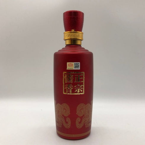 貴州国泰酒 國台 白酒 2016 500ml 53% 赤 陶器ボトル GUOTAI 中国酒1105g【U1】
