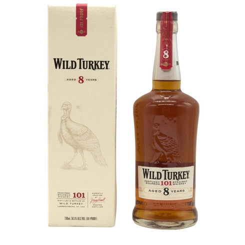 ワイルドターキー 8年 101プルーフ 700ml 50.5% WILD TURKEY バーボン【D0】
