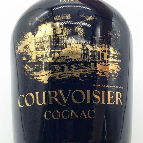 クルボアジェ エクストラ リモージュ 青陶器 700m 40% COURVOISIER EXTRA LIMOGES コニャック1107g【S2】