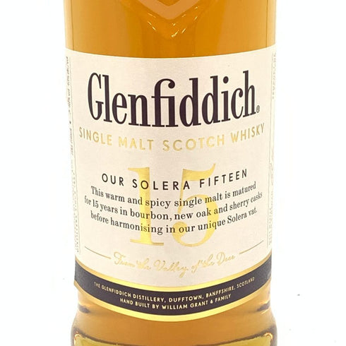 グレンフィディック 15年 ソレラリザーブ 700ml 40% Glenfiddich OUR SOLERA FIFTEEN スコッチウイスキー【H】