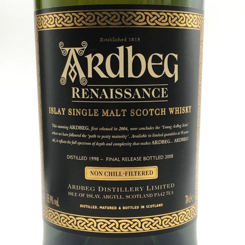 アードベッグ ルネッサンス 1998-2008 シングルモルト 700ml 55.9% ARDBEG RENAISSANCE SINGLE MALT スコッチウイスキー【B0】