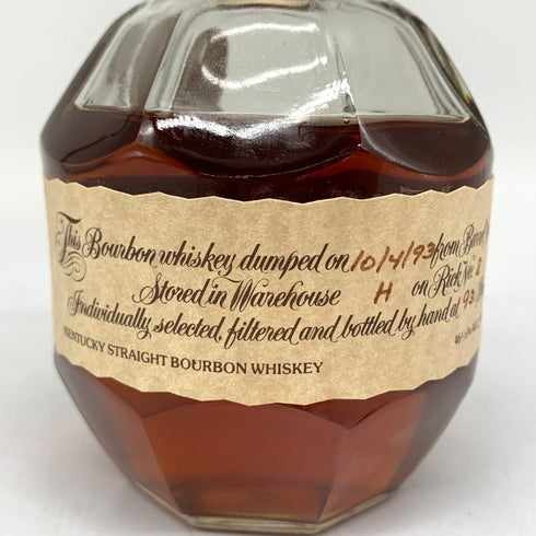 ブラントン シングルバレル 1993 ハーフボトル 375ml 46.5% Blanton's SINGLE BARREL バーボン【M2】
