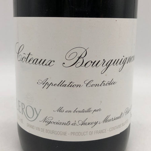 メゾン ルロワ コトー ブルギニヨン ルージュ 2011 750ml 12.5% MAISON LEROY COTEAUX BOURGUIGNONS ROUGE ブルゴーニュワイン【S0】