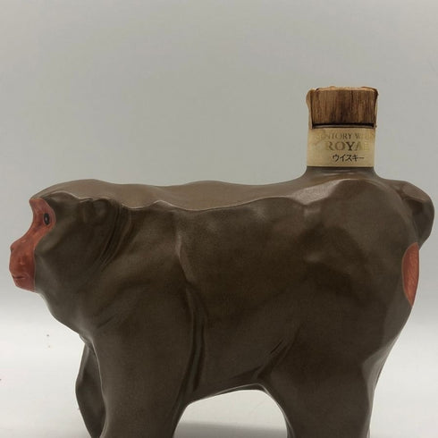 東京都限定◆サントリー ローヤル 12年 600ml 43% 申歳 ボトル 猿 陶器ボトル SUNTORY ROYAL 1100g【E4】