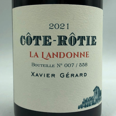 グザヴィエ ジェラール コートロティ ランドンヌ 2021 750ml 13% Xavier Gerard Cote Rotie Landonne フランスワイン【B4】