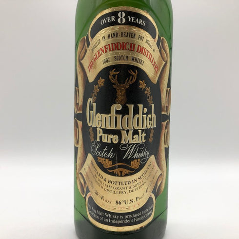 グレンフィディック 8年 ピュアモルト 750ml 43% GLENFIDDICH PURE MALT スコッチウイスキー【Z1】