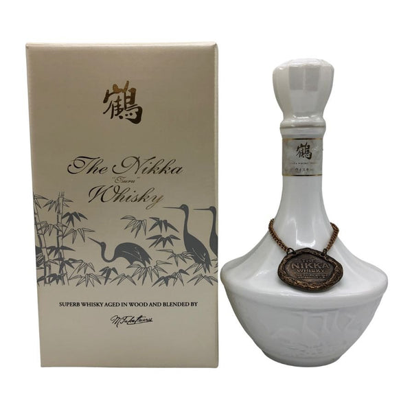 東京都限定◆ニッカ 鶴 陶器ボトル 700ml NIKKA 1442g【R1】