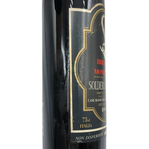 ソルデラ カーゼ バッセ ブルネッロ ディ モンタルチーノ リゼルヴァ 1995 750ml 14% Soldera Case Basse Brunello di Montalcino イタリアワイン【S2】