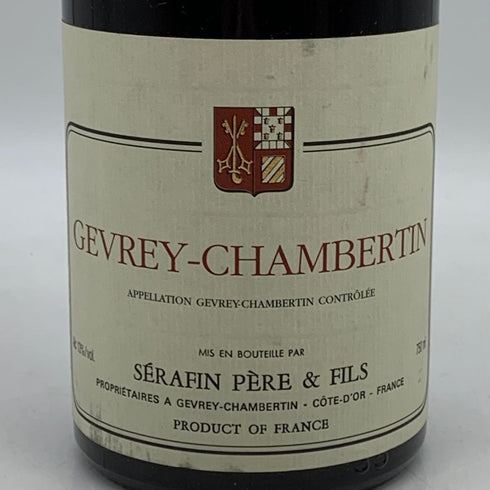 セラファン ペール エ フィス ジュヴレ シャンベルタン 2015 750ml 13% Serafin Pere et Fils Gevrey Chambertin ブルゴーニュワイン【S0】
