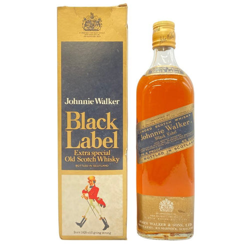 ジョニーウォーカー ブラックラベル 金キャップ 86.8PROOF 750ml Johnnie Walker BLACK LABEL 【A】