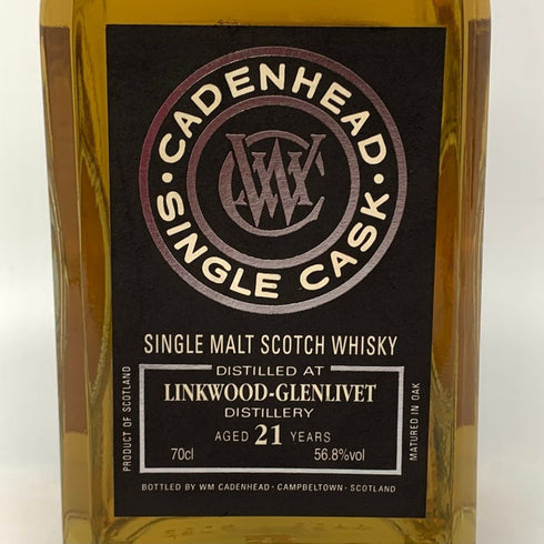 ケイデンヘッド リンクウッド グレンリベット 21年 1997-2018 700ml 56.8% CADENHEAD スコッチウイスキー【Q4】