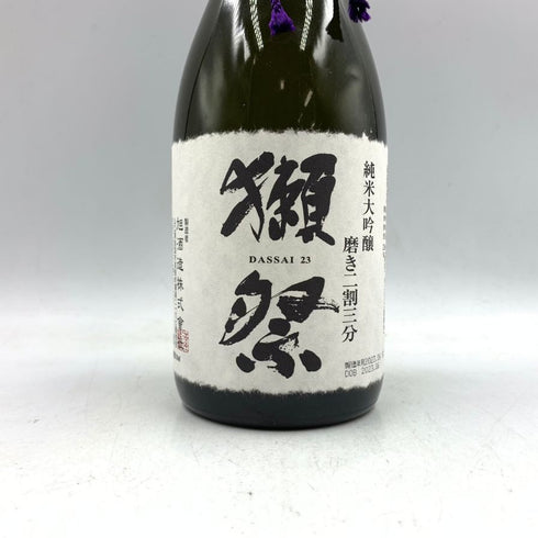 獺祭 純米大吟醸 磨き 二割三分 720ml 16% 2023年6月 【K4】