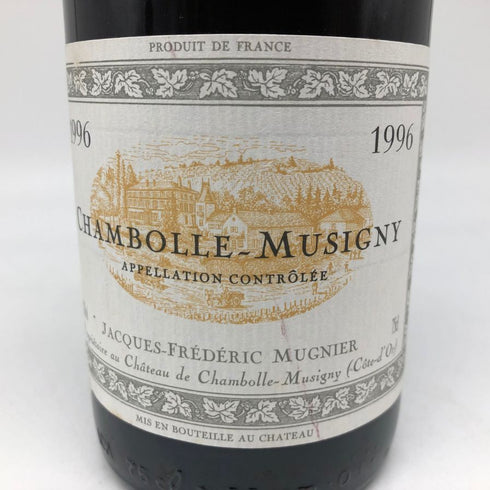 ジャック フレデリック ミュニエ シャンボール ミュジニー 1996 750ml 12.5% Jacques Frederic Mugnier Chambolle Musigny ブルゴーニュワイン【W】