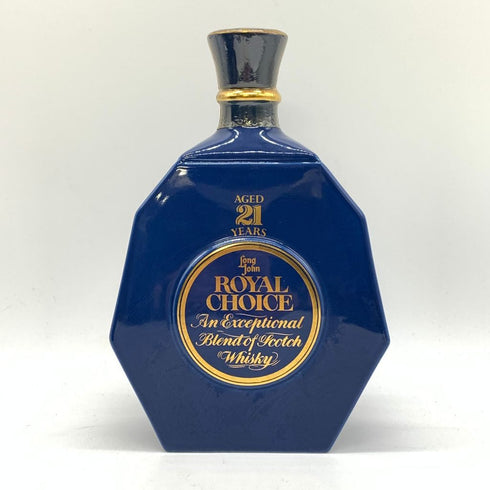 ロングジョン ロイヤルチョイス 12年 陶器ボトル 700ml 43% LongJohn ROYALCHOICE 1197g【Q1】
