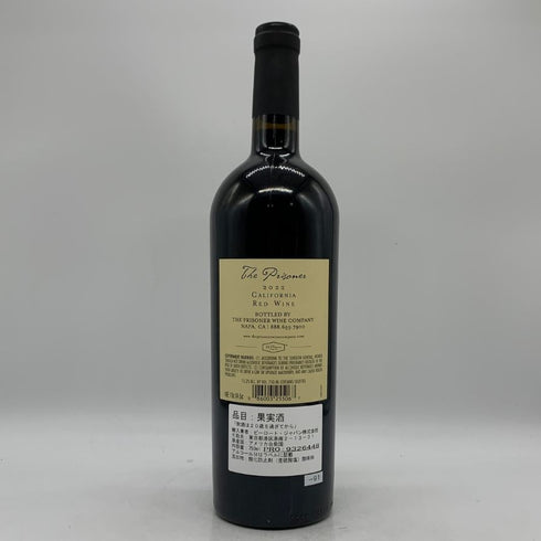 ザ プリズナー レッドブレンド 2022 750ml 15% the prisoner カリフォルニアワイン【I4】