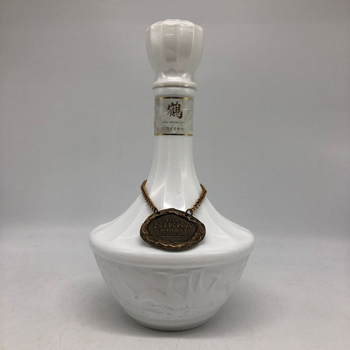 東京都限定◆ニッカ 鶴 陶器ボトル 700ml NIKKA 1445g【E1】