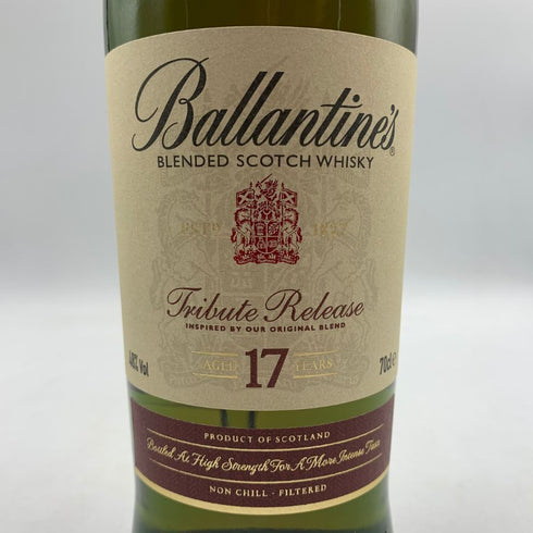 バランタイン 17年 トリビュートリリース 700ml 48% Ballantine's 【SKU】