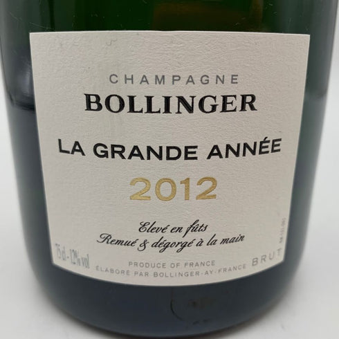 ボランジェ ラ グランダネ ブリュット 2012 750ml 12% BOLLINGER LA GRANDE ANNEE BRUT シャンパン【O1】