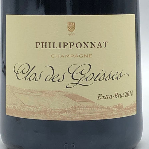 フィリポナ クロ デ ゴワセ エクストラ ブリュット 2014年 750ml 12.5% Philipponnat Clos des Goisses シャンパン【S0】
