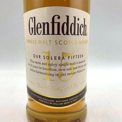 グレンフィディック 15年 ソレラリザーブ 700ml 40% Glenfiddich OUR SOLERA FIFTEEN 【SKU】