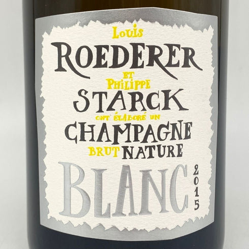ルイ ロデレール ブリュット ナチュール ブラン 2015 フィリップ スタルク 箱付 12.5% 750ml シャンパン【D4】