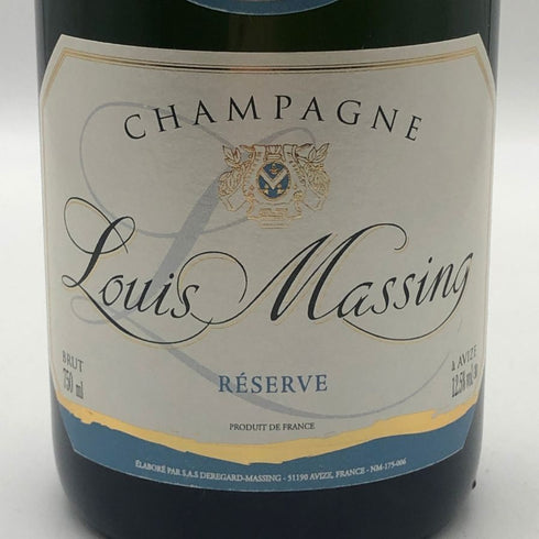 ルイ マッサン レゼルヴ ブリュット750ml 12.5% Louis Massing シャンパン【Q1】