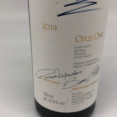 オーパスワン 2019 750ml 13.5% OPUS ONE カリフォルニアワイン【D】