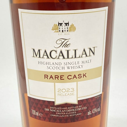 マッカラン レアカスク 2023 43% 700ml The MACALLAN RARE CASK スコッチウイスキー【I2】