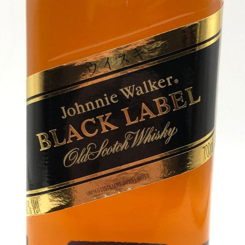 ジョニーウォーカー 12年 ブラックラベル エクストラスペシャル 黒キャップ 700ml 43% Johnnie Walker BLACK LABEL EXTRA SPECIAL スコッチウイスキー【D4】