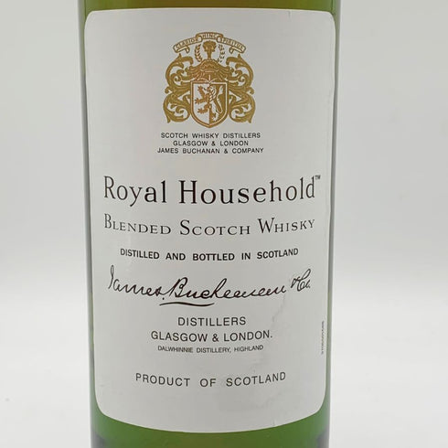 ロイヤル ハウスホールド ブレンデッド スコッチ ウイスキー 750ml 43% ROYAL HOUSEHOLD BLENDED SCOTCH WHISKY 【G2】