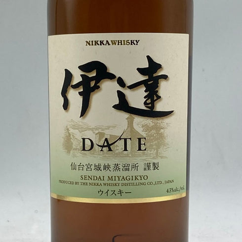 東京都限定◆ニッカ 伊達 ブレンデッド ウイスキー 700ml 43% NIKKA DATE 【E2】