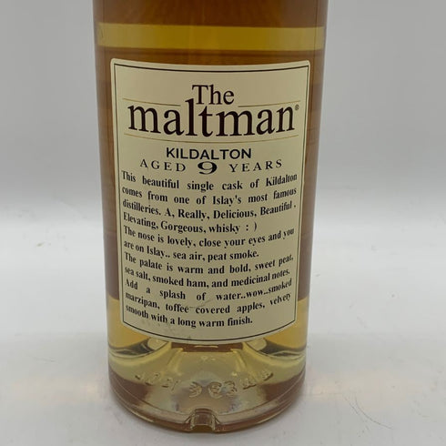 ザモルトマン キルダルトン 9年 2008-2018 57.9% 700ml The maltman KILDALTON スコッチウイスキー【P4】