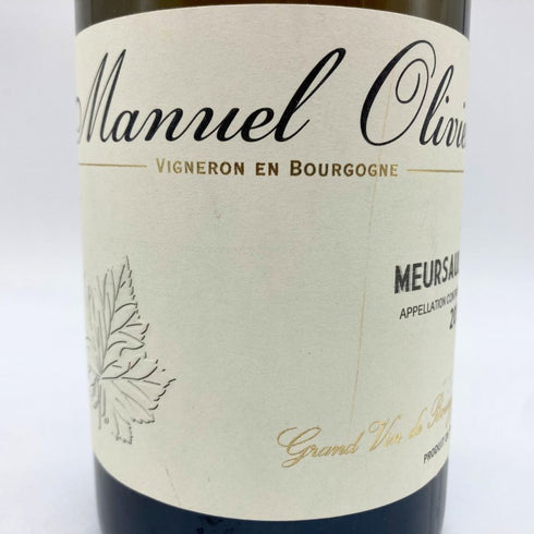 ドメーヌ マニュエル オリヴィエ ムルソー 2019 750ml 13.5% Manuel Olivier Meursault 白ワイン【S4】