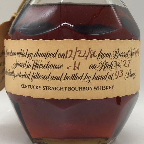 ブラントン シングルバレル 1986 750ml 46.5% Blanton's SINGLE BARREL バーボン【H1】