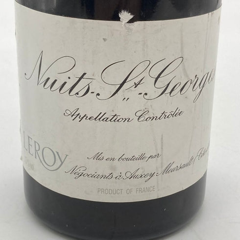 メゾン ルロワ ニュイ サン ジョルジュ 1986 750ml 13% Maison Leroy Nuits-Saint-Georges 【SKU】
