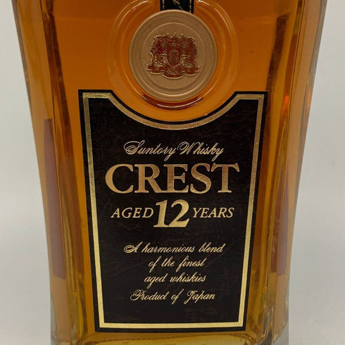 東京都限定◆サントリー クレスト 12年 向獅子マーク 700ml 43% SUNTORY 【A】