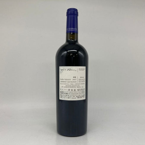 ケンゾー エステート 深穏 2017 750ml 15.2%KENZO ESTATE shinon カリフォルニアワイン【F2】