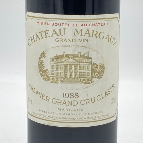 シャトーマルゴー 1988 375ml 12.5% CHATEAU MARGAUX ボルドーワイン【B4】