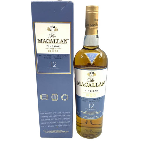マッカラン12年 ファインオーク トリプルカスク 700ml 40% MACALLAN FINE OAK 【H2】