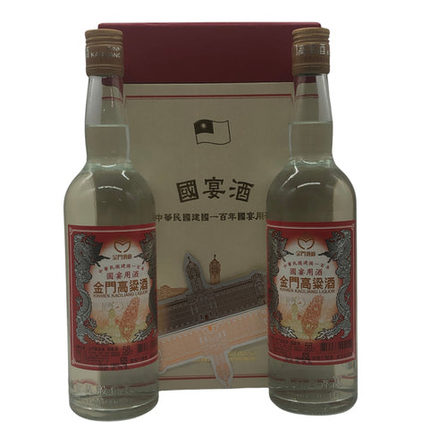 金門高粱酒 建国100年 國宴酒 600ml 58% KINMEN KAOLIAN 2本セット 中国酒【M1】