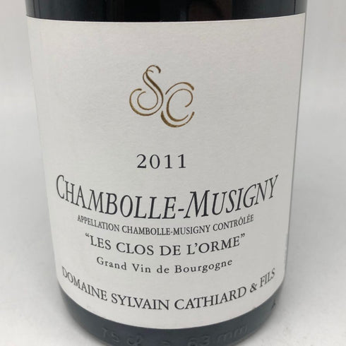 シルヴァン カティアール シャンボール ミュジニー レ クロ デ ロルム 2011 750ml 13.5% Sylvain Cathiard Chambolle Musigny Clos de L'Orme ブルゴーニュワイン【A1】