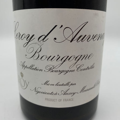 ルロワ ルロワ&ド ヴィレーヌ ブルゴーニュ 1978 750ml 14% LEROY Leroy d'Auvenay Bourgogne ブルゴーニュワイン【K4】