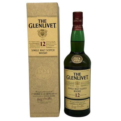 グレンリベット 12年 旧ボトル 700ml 40% THE GLENLIVET スコッチウイスキー【W0】