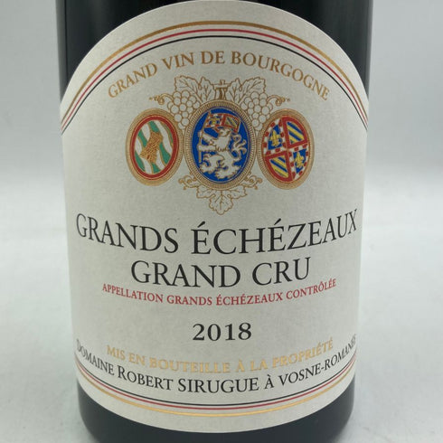 ロベール シリュグ グラン エシェゾー グランクリュ 2018 750ml 13.5% Domaine Robert Sirugue Grand Echezeaux Grand Cru ブルゴーニュワイン【同梱不可】【T1】