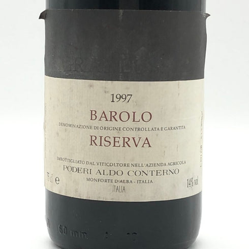 ポデーリ アルド コンテルノ バローロ リゼルヴァ 1997 750ml 14% Poderi Aldo Conterno Barolo Granbussia Riserva イタリアワイン【V0】
