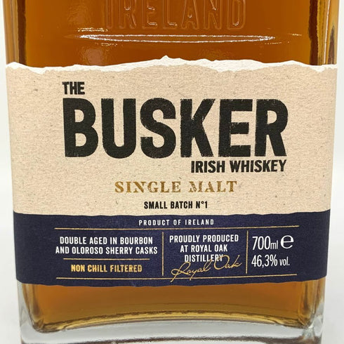 バスカー スモールバッチ No.1 700ml 46.3% BUSKER アイリッシュウイスキー【F2】