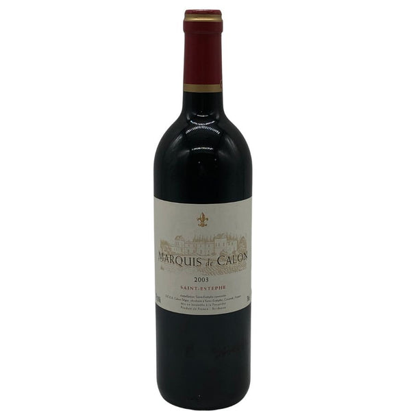 ル マルキ ド カロン 2003 12.5% 750ml Le Marquis de Calon Ségur ボルドーワイン【M1】