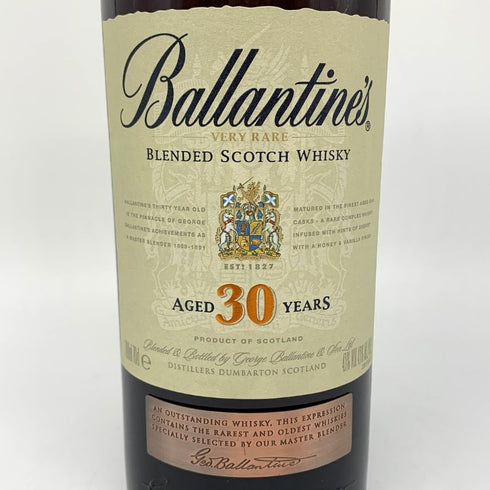 バランタイン 30年 ベリーレア ウイスキー 700ml 40% Ballantine's Very Rare スコッチウイスキー【X4】