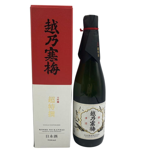 越乃寒梅 大吟醸 超特撰 720ml 16% 2024年10月 日本酒 - 大吟醸酒【S】