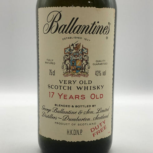 バランタイン 17年 ベリーオールド 青青紋章 750ml 43% Ballantine's スコッチウイスキー【E1】